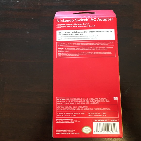 Nintendo Switch power adapter - Picture 2 of 2
